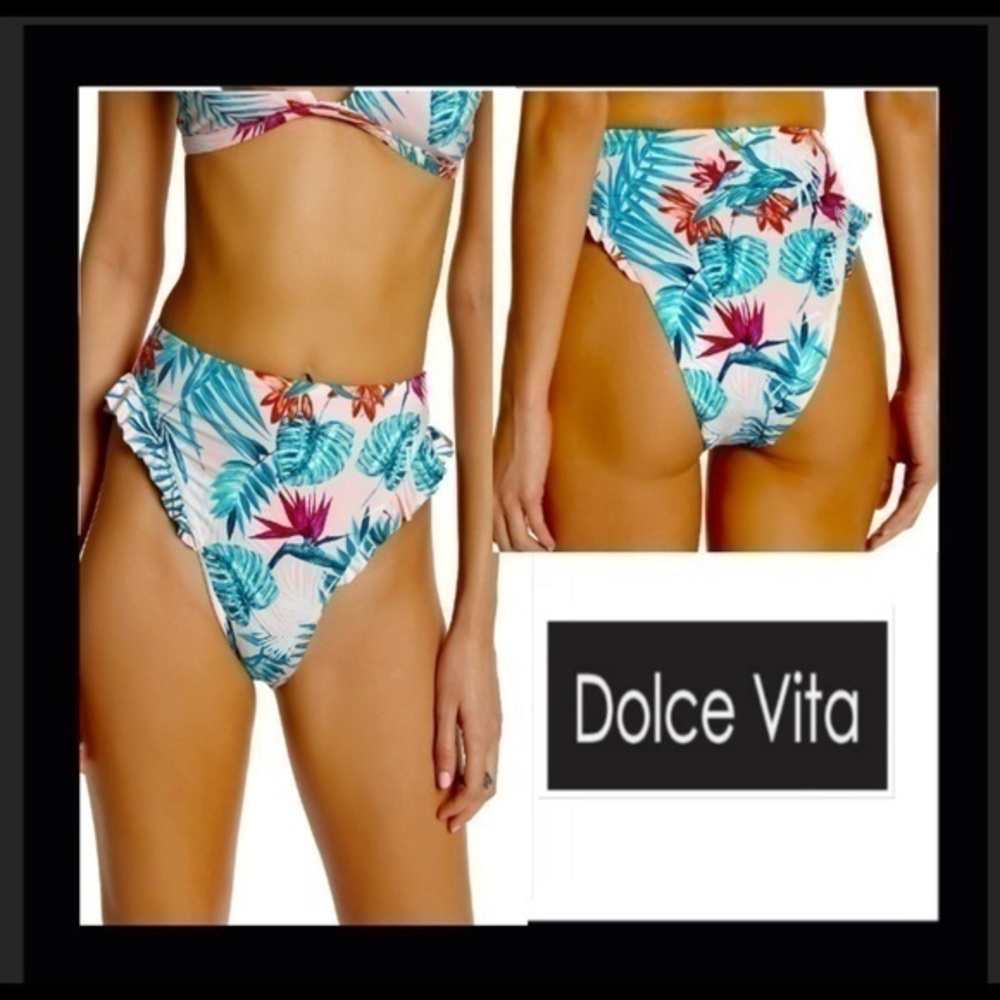 Dolce Vita high waist bikini bottom NWT ru…